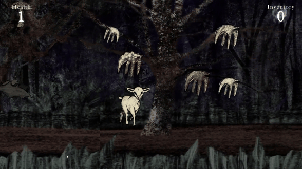 BLACK ANNIS' BOWER CLOSE hand-drawn folklore platformer